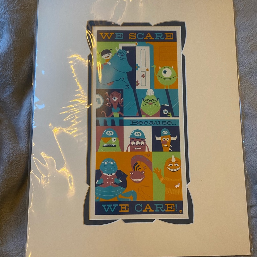 DISNEY ART, MONSTERS INC
